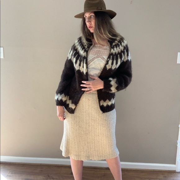 Vintage Sweaters - Vintage 60s/70s Nordic Wool Fairisle Sweater